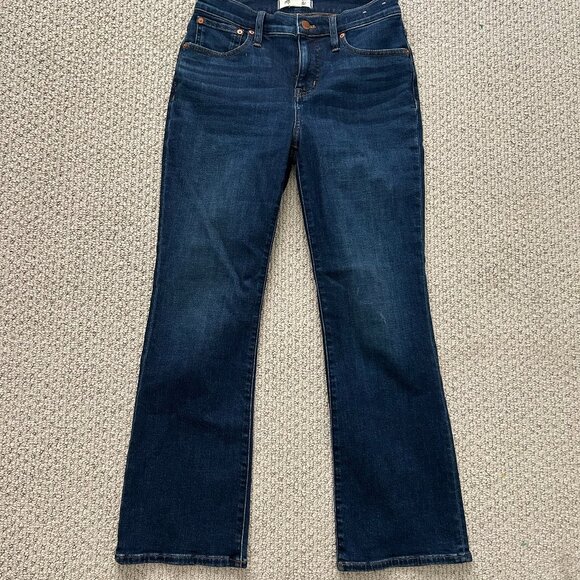 Madewell Denim - Madewell Jeans Womens Mid Rise Kick Out Blue Medium Wash Denim SZ26